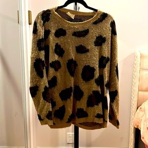 Leopard print sweater